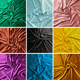 Ultra-Soft Spandex Velvet 55" Wide – 10 Gorgeous Colour Options