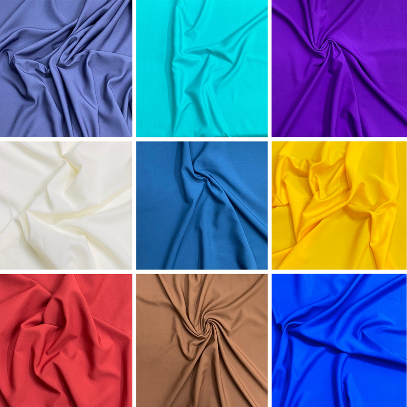 Lightweight American Crepe Fabric 45" – Soft Touch | 20 Colour Options regular