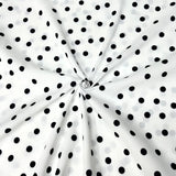 3 Metres, Luxury 100% Cotton Canvas, 55'' Wide - Polka Dot