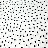 3 Metres, Luxury 100% Cotton Canvas, 55'' Wide - Polka Dot