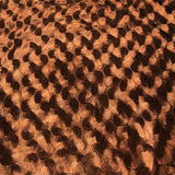 3 Metres Printed Spandex Velvet- 55" Wide -  Brown