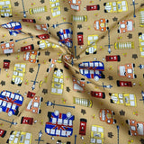 3 Metres Premium Quality 100% Cotton Poplin 44" Wide - Bus