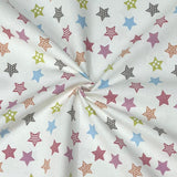 Per Metre Printed, Quilting Cotton, 45" Wide - Stars