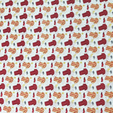 Per Metre Printed, Quilting Cotton, 45" Wide - Shirt