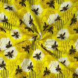 Per Metre Printed, Quilting Cotton, 45" Wide - Insects