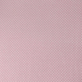 Per Metre Printed, Quilting Cotton, 45" Wide - Pink polka dots