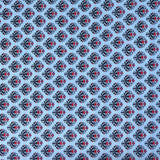 Per Metre Printed, Quilting Cotton, 45" Wide - Red and blue