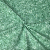 Per metre Quilting Cotton, 'Green and white' - 45" Wide