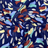 3 Metres, Premium Cotton Lawn - 60" Wide - Navy