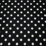 High Quality Brushed Cotton - 45" Wide (Black And White)