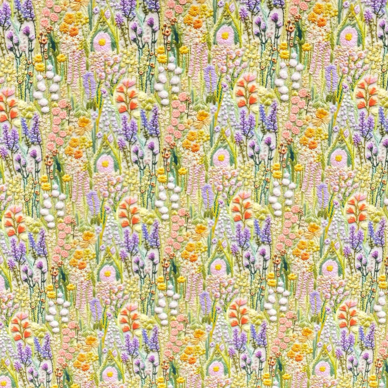 Per Metre Digitally Printed 100% Cotton- 45" Wide (Garden) regular