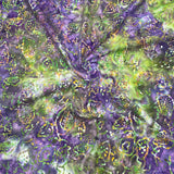 Premium Quality 100% Cotton Batik - 45" Wide - Purple & Green