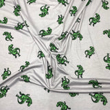 3 Metres Viscose blend Jersey, - 55" Wide - Dinosaur