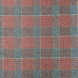 Premium Wool Rich Fabric 55" Wide  (Red Checks)