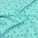 3 Metres Soft Micro-Fibre Fabric- 55" Wide (Mint)