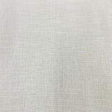 3 Metres Luxurious Soft Cotton Linen 55" Wide - (White)