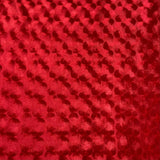 3 Metres Luxury Spandex Velvet 55" Wide (Red)