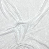 3 Metre Luxurious Soft Crinkle Jersey - 55" Wide (White)