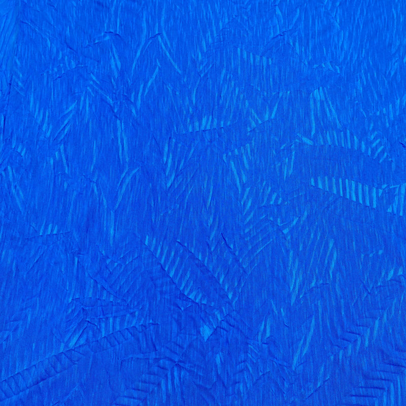 3 Metre Luxurious Soft Crinkle Jersey - 55" Wide (Royal Blue) regular