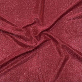 3 Metres, Premium Sparkle Glitter Stretch Moonlight 55’ Wide (Red)