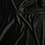 3 Metres Super Smooth Spandex Velvet 60" Wide (Black)