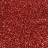 Cotton Backed Chunky Glitter Fabric- Red