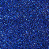 Cotton Backed Chunky Glitter Fabric-  Blue