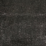 Cotton Backed Chunky Glitter Fabric- Black