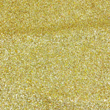 Cotton Backed Chunky Glitter Fabric- Gold