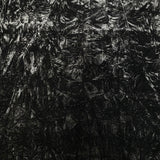 3 Metres Crushed Spandex Velvet 55" Wide (Black)