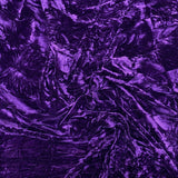 3 Metres Crushed Spandex Velvet 55" Wide (Purple)