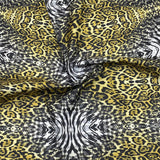 3 Metres Nylon Printed Lining 55" Wide - Cheetah (Black Friday Print Deals)