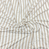 3 Metre Viscose Jersey - 55" - (Brown & White)