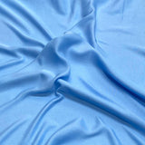 3 Metres Luxury Plain Chiffon- 55" Wide - (Sky)