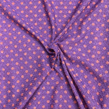 3 Metres Quality Printed Benjamin Knit Jersey - 55" Wide  (Purple)