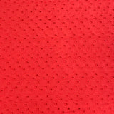 3 Metre Luxurious Broderie Anglaise Cotton - 60" Wide - Red