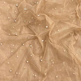 Per Metre Luxurious Beads On Mesh - 55