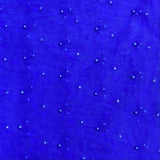 Per Metre Luxurious Beads On Mesh - 55" wide (Royal)