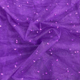 Per Metre Luxurious Beads On Mesh - 55