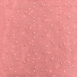 Per Metre Luxurious Beads On Mesh - 55" wide (Peach)