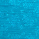 3 Metres Dressmaking Burnout Poly-Cotton - 55" wide (Teal)