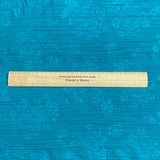 3 Metres Dressmaking Burnout Poly-Cotton - 55" wide (Teal)
