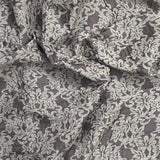 3 Metres Dressmaking Burnout Poly-Cotton - 55" wide (Brown)