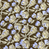 3 Metres, Printed Summer Dressmaking Viscose Fabric - Daylilies