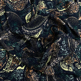 3 Metres, Printed Summer Dressmaking Viscose Fabric - Night