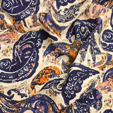 3 Metres, Printed Summer Dressmaking Viscose Fabric - Winter