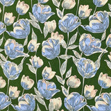 3 Metres, Printed Summer Dressmaking Viscose Fabric - Hydrangeas