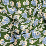 3 Metres, Printed Summer Dressmaking Viscose Fabric - Hydrangeas