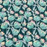 3 Metres, Printed Summer Dressmaking Viscose Fabric - Carnations