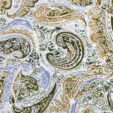 3 Metres, Printed Summer Dressmaking Viscose Fabric - Leaf